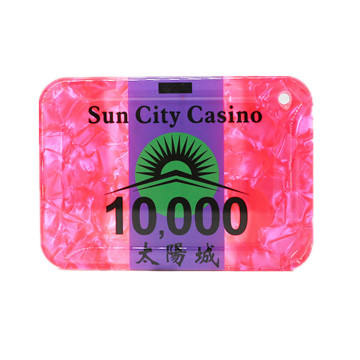 Acrylic Denominated Poker Plaques