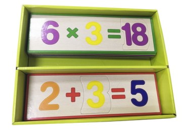 Math Cross Number Puzzle for Kids