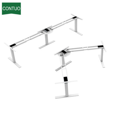 L Shaped Office Desk Stand Up Sit Down