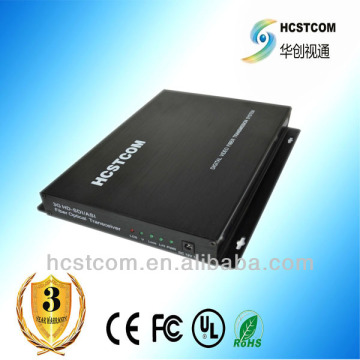 SD-SDI/ASI fiber optic audio video transmitter receiver