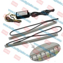 NEW WITH CONTROLLER TURN LIGHT FUNCTION CAR DAYTIME RUNNING LIGHT LED,White & Yellow DRL CAR LED LAMP,DRL AUTO LED LIGHT