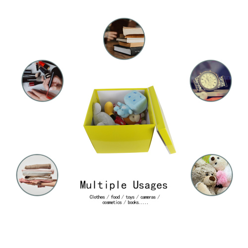 APEX Waterproof Cardboard Storage Bins Boxes With Handle