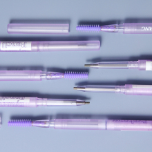 Plastic material permanent eyebrow pencil