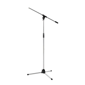 LEILEI Studio Chrome Plated Adjustable Mic Microphone Stand Boom CB1-BA2 (Chrome)
