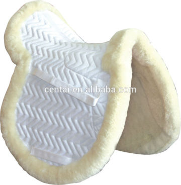 Lambskin wool saddle pad