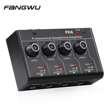 4-Channel Mini Hi-Fi Tube Balanced Audio Distribution DAC Headphone Amplifier for Home