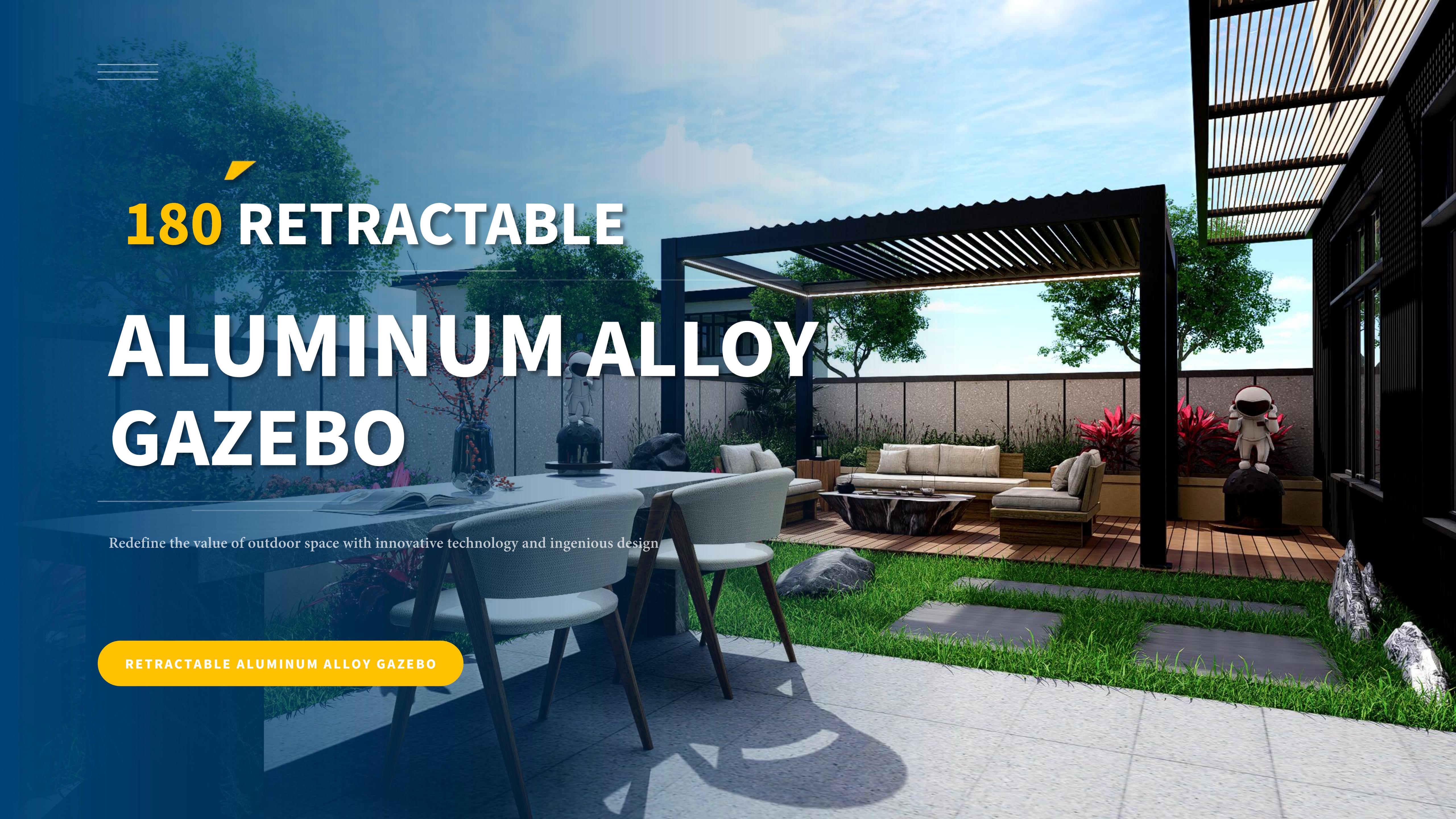 motorized louvered pergola