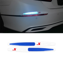 Factory Custom Logo Transparent Glue Night Visibility Warning Sticker for Car Bumper