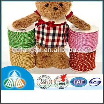 Colored twisted rope pp rope decorative rope handle rope