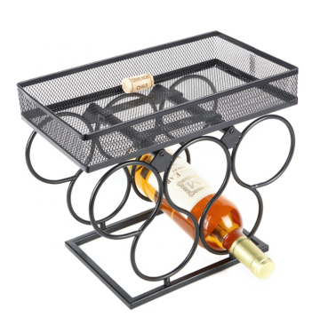 Aluminum Wine Bottle Rack - Tabletop Counter Stand Holder