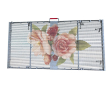 Indoor full color light weight transparent led display