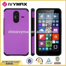 Top sale for Nokia lumia N640XL dual layer shockproof cellphone case