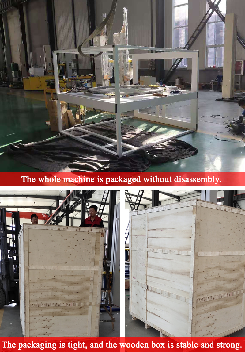 2021 new type Automatic horizontal pallet wrapping machine manufactured in China by Myway Machinery