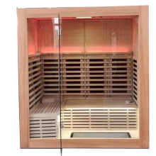 Triple Heater Wooden Far Infrared Sauna Foot Spa Tub