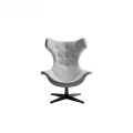 Poltrona Regina II Schwenkbarer Sessel aus lackiertem Stahl