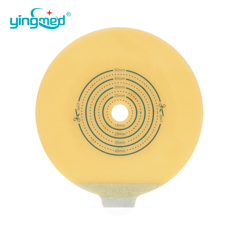 Hydrocolloid Colostomy Base Plate Two Pieces Pouching System