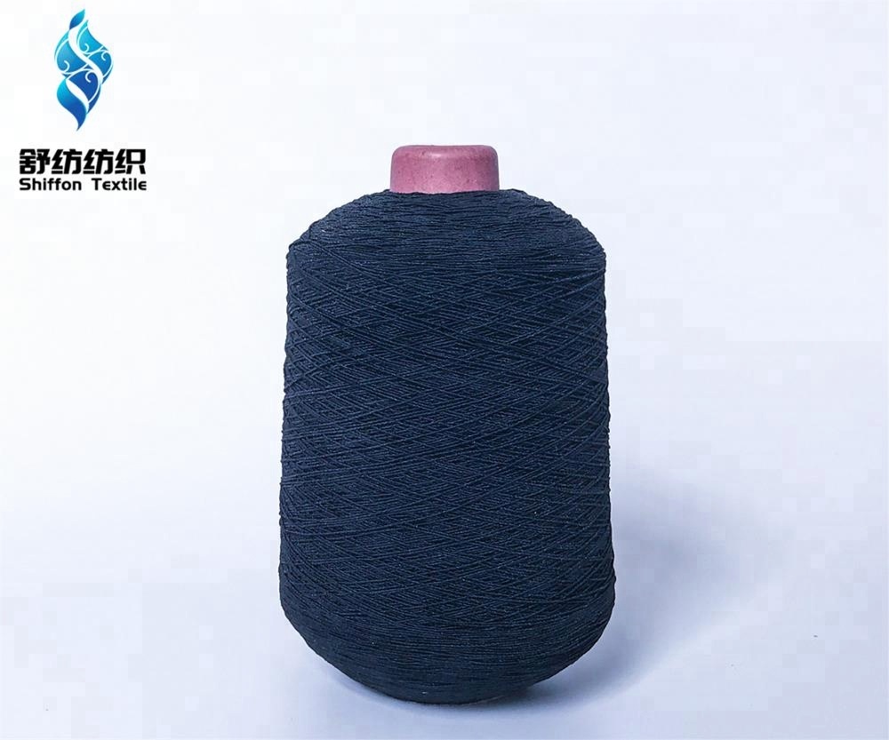 Lycra spandex covered yarn Latex rubber elastic yarn for gloves socks