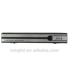 4 channel DVR wih H.264 compression, real time recording and play back, mouse&remote control