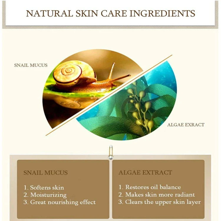 Custom Beauty Snail Repair Whitening Brightening Cream for Face & Body