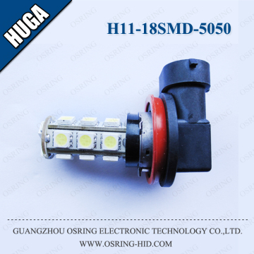 OSRING led auto fog light bulb high power car h11 18 SMD 5050 led fog light bulb