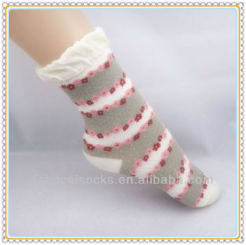 Jacquard women's sock from china socks factory