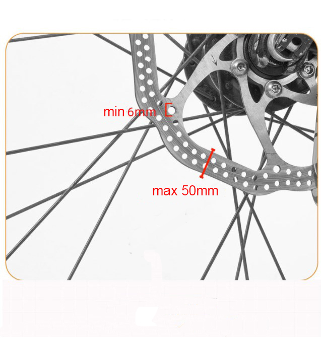 Nuevo diseño Bloqueo de disco de motocicleta fuerte, bloqueo de freno de disco anti -robo con cable de recordatorio para la rueda de bicicleta de motocicletas