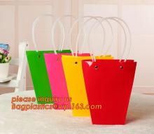 high-quality pp clear plastic shopping bag for chocolates with rope