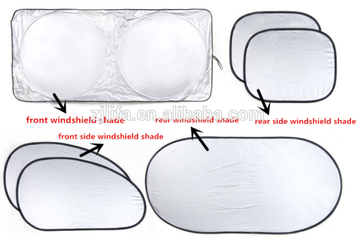 one set(6pcs) sunshade, foldable sunshade,high quality sunshade