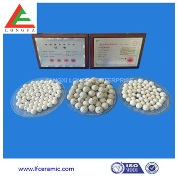 1200 Centigrade Inert Ceramic balls catalyst media 13mm