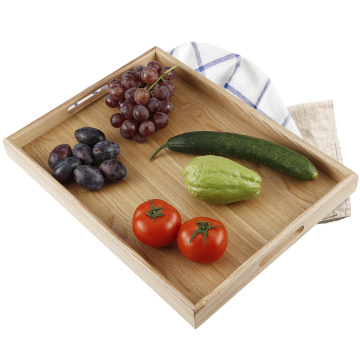 Wooden Tray with Handle for Kitchen