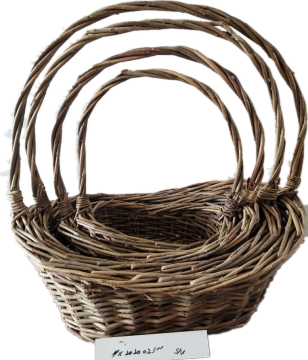 natural weaving willow storage flower basket