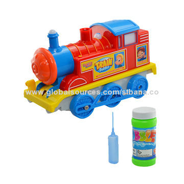 Battery-operated hubble-bubble car toys