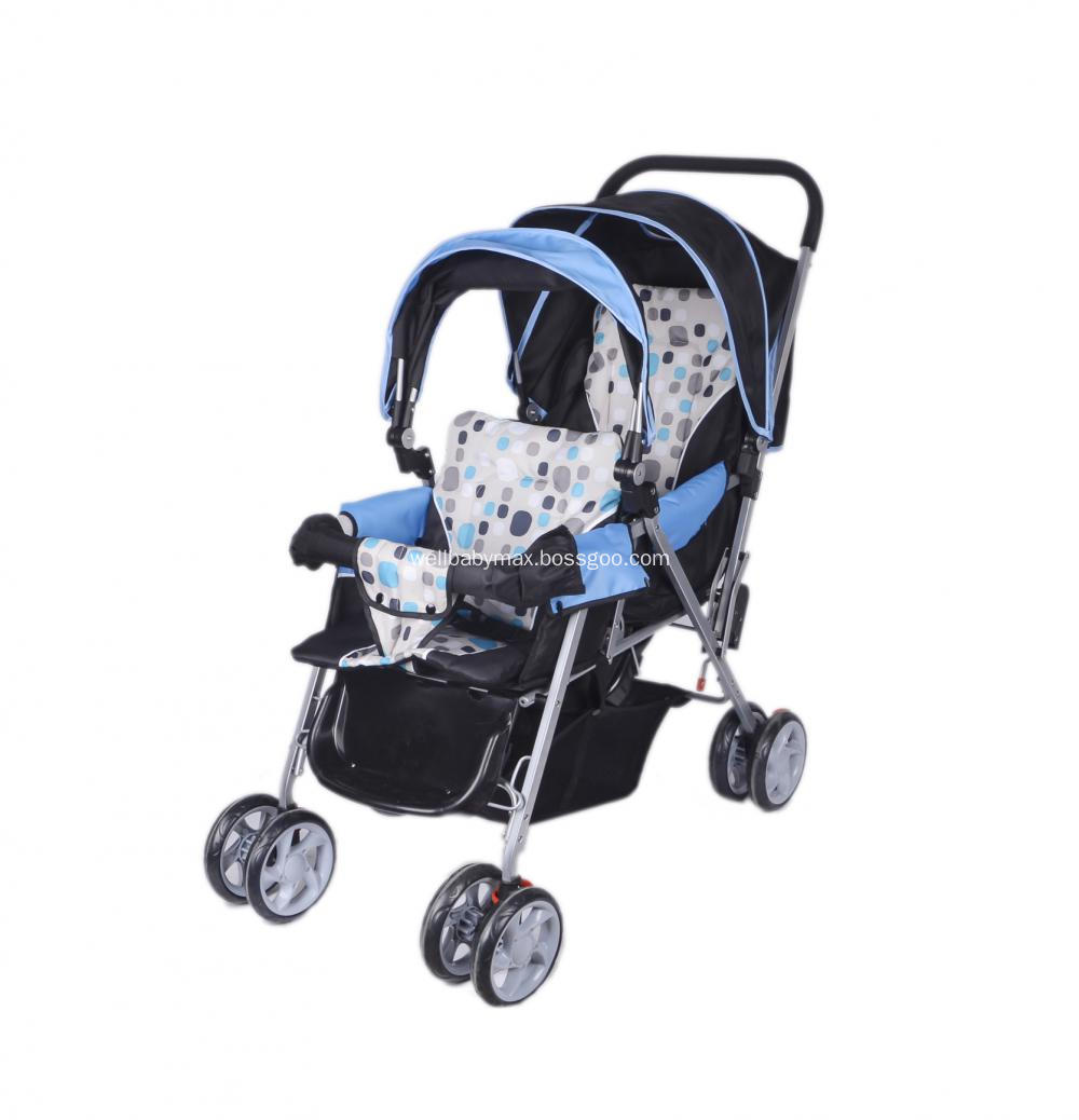With Shock Absorber Baby Twins Stroller