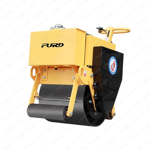 Disponible Fábrica de 200 kg Caminata Single Drum Roller Vibrator