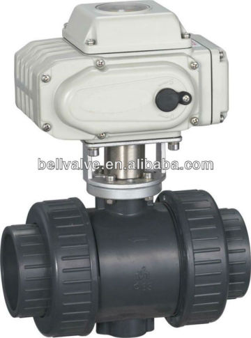 Electric plastic Ball control Valve thread connection