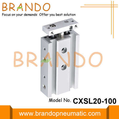 SMC Type CXSL20-100 Dual Rod Air Pneumatic Cylinder