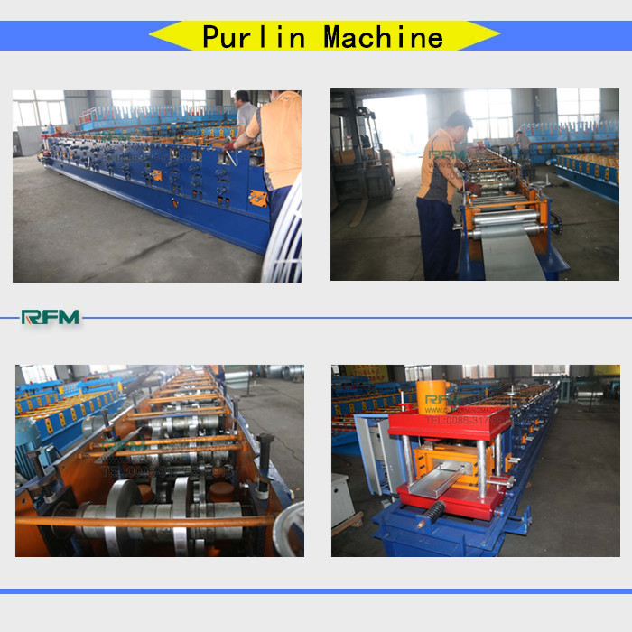 Feixiang machinery steel galvanized c purlin rolll forming machine