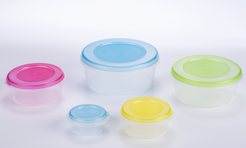 Plastic food container 5pk kitchen meal box 5pcs