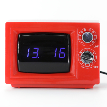 Red TV Digital Alarm Table Clocks