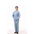 Çekici fiyat mavi anti-statik çalışma takım elbise üniforma