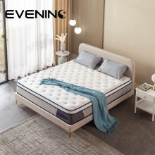 13 Inch Knitted Fabric Vacuum Compressed Pocket Spring Rollable Memory Foam Mattress