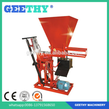 Eco brava manual clay interlock brick making machine