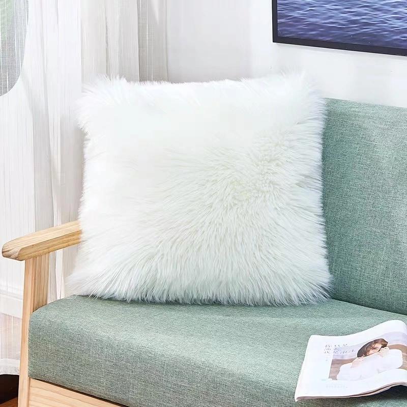 Faux Fur Pillows Decorative Throw Pillows