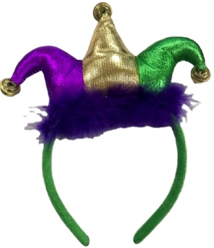 2023 Hot Sale Unisex Party Mardi Gras Crown Headband