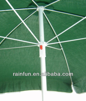 White frame cheap standard size beach umbrella for brand promotion beach umbrella