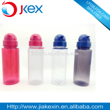 BPA Free colorful nozzle suction round cap children bottle