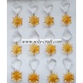 Artificial Beaded Garland Chains with Flowers and Leaves shaped for Christmas Tree Decoration