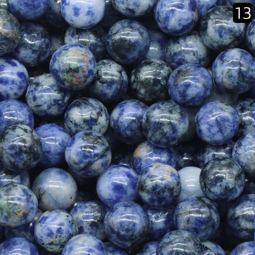 20MM Sodalite Chakra Balls for Stress Relief Meditation Balancing Home Decoration Bulks Crystal Spheres Polished