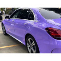 車のビニールラップ光沢紫色