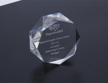 Clear Acrylic Octagon Paperweight